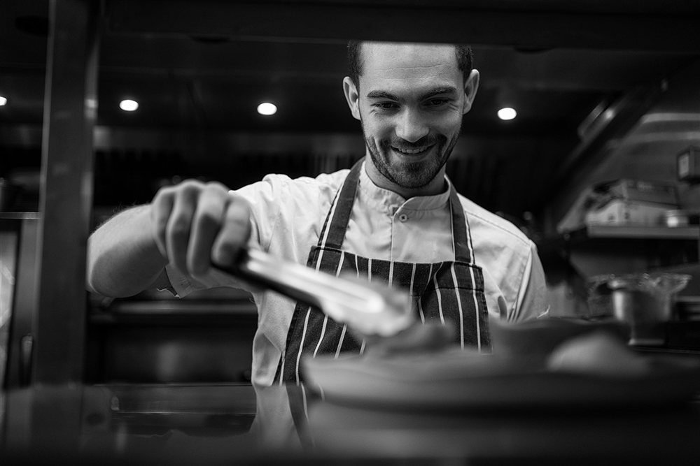 Cameron Spollin, Head Chef at The Reindeer Hoveringham